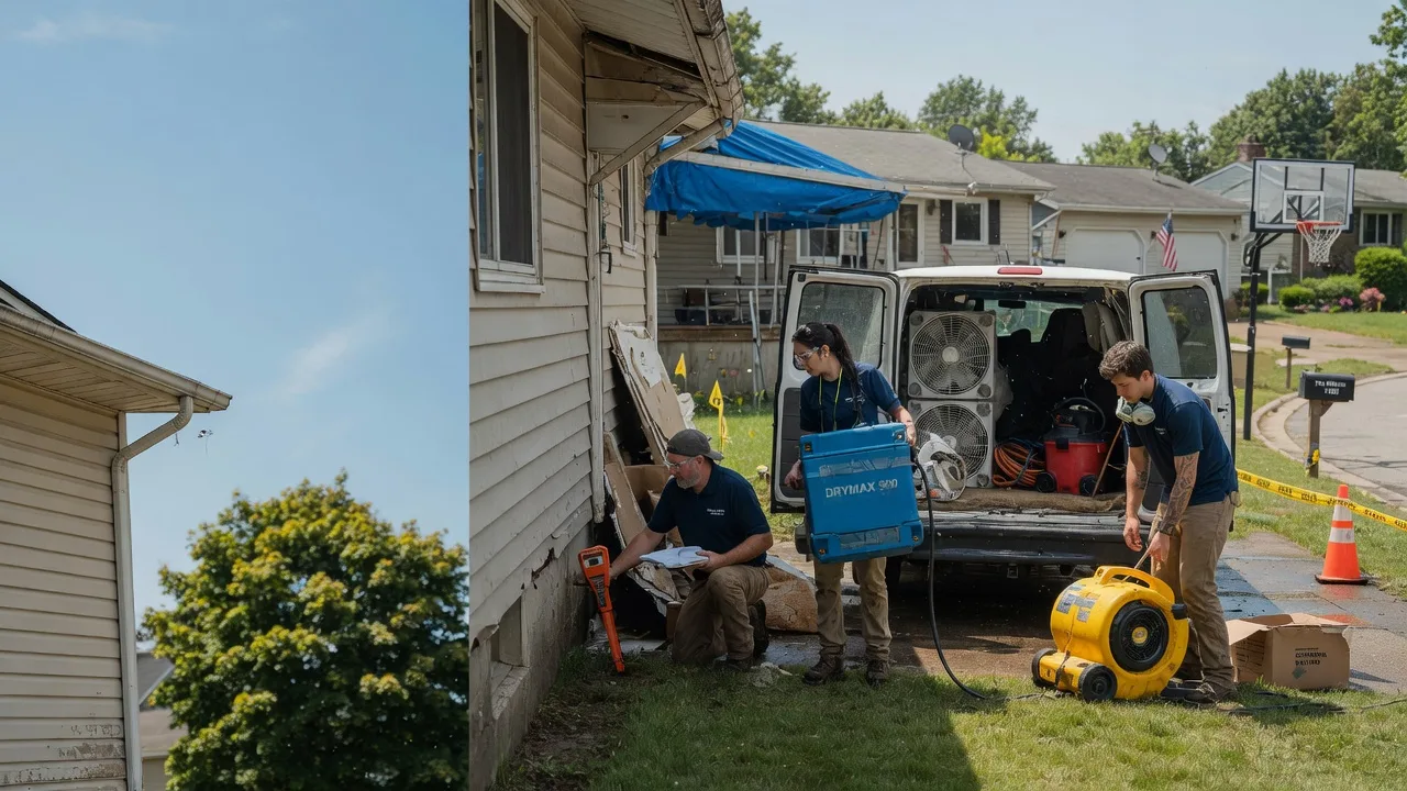 Ceiling Leak Cleanup in Farmington, IL near me