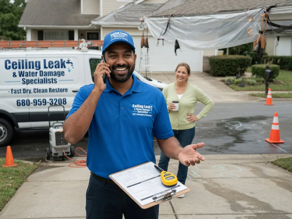 Ceiling Leak Cleanup Farmington, IL FAQs